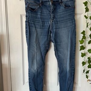 New York & Company Dark Blue Skinny Jeans